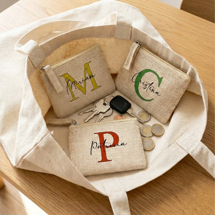 Monedero Personalizado - Elige Color y Añade tu Nombre