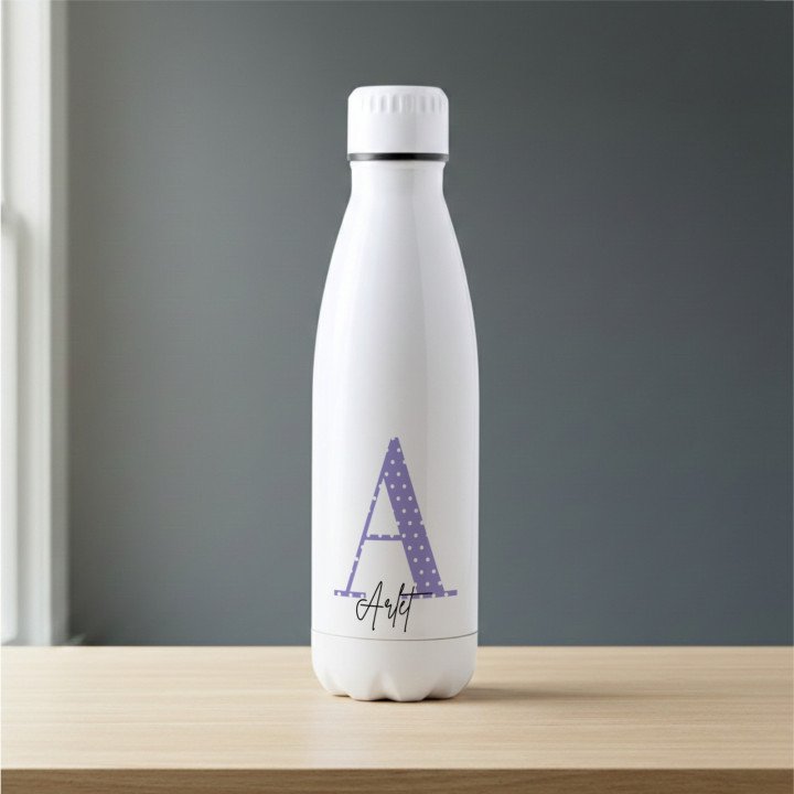 Botella Personalizada con Nombre y Color | Diseño Único