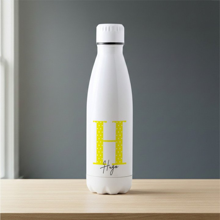 Botella Personalizada con Nombre y Color | Diseño Único