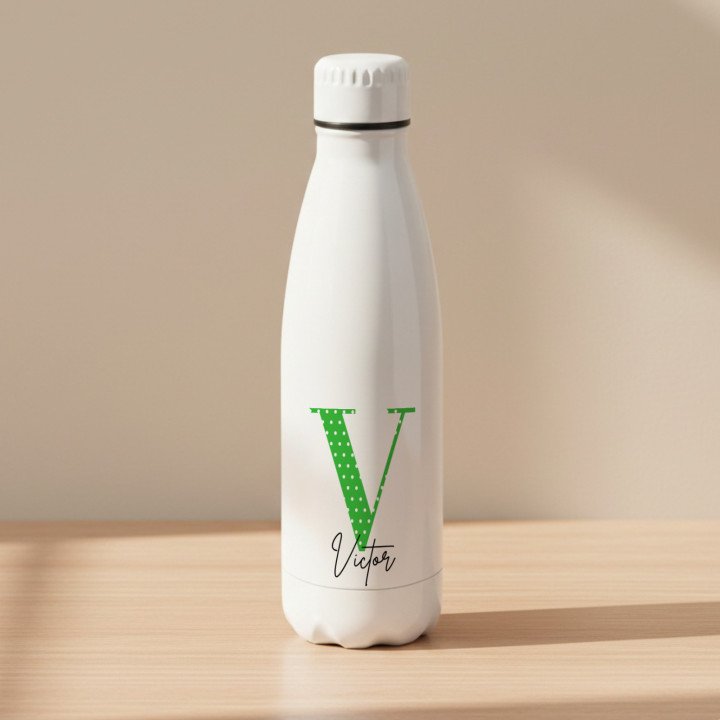 Botella Personalizada con Nombre y Color | Diseño Único