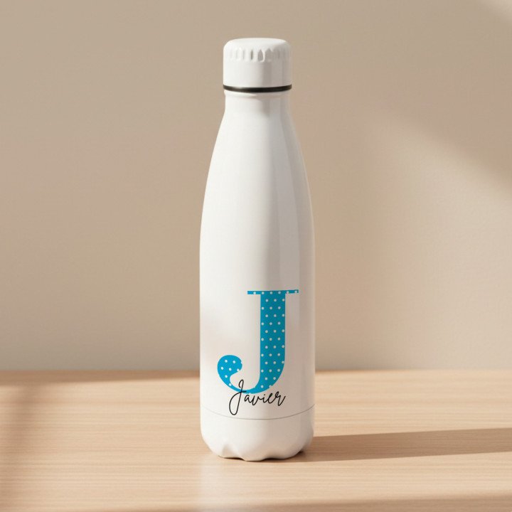 Botella Personalizada con Nombre y Color | Diseño Único