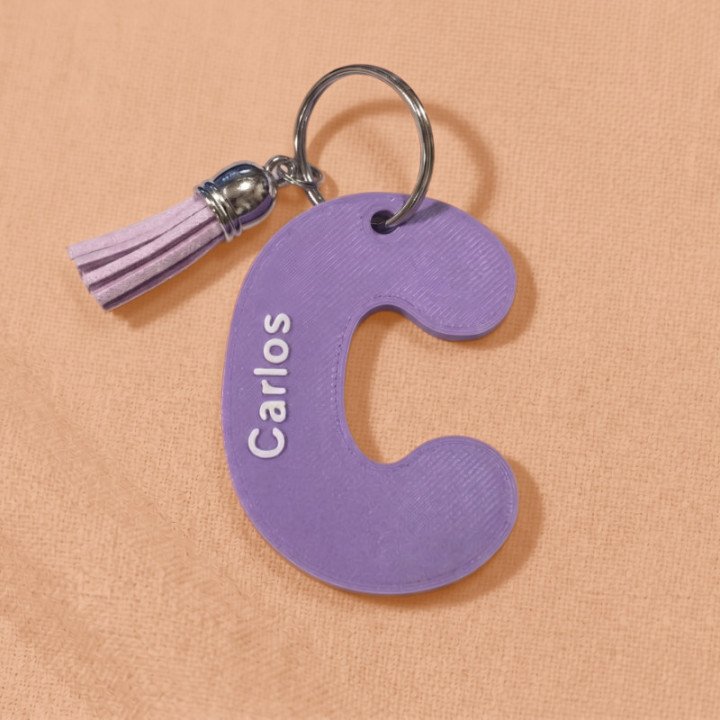 Clauer inicial personalitzat amb nom