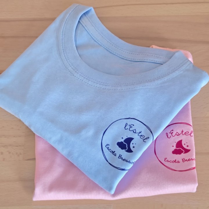 Camiseta manga corta Personalizada con Logo para Escuelas, Clubs y Empresas