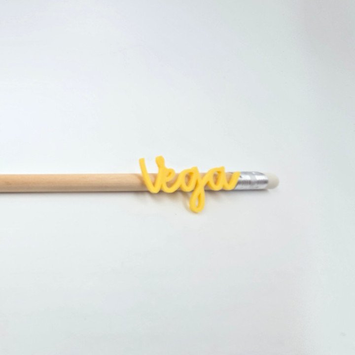 Lápiz 3D Personalizado | Elige Color y Nombre | Regalo Original