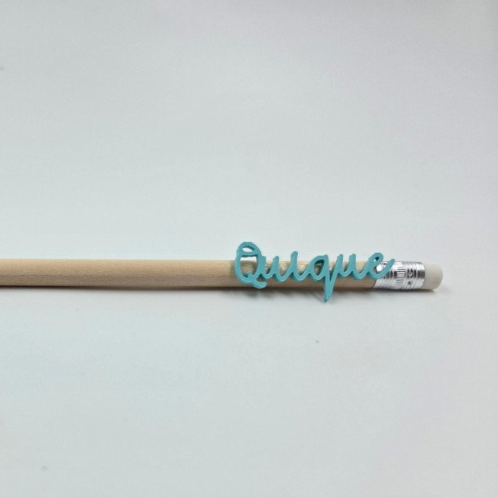 Lápiz 3D Personalizado | Elige Color y Nombre | Regalo Original